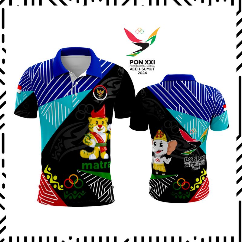 Product Introduction of Baju pon xxi aceh sumut pria Kaos berkerah pria baju pon aceh lengan pendek Cepat Kering Custom Kain 47