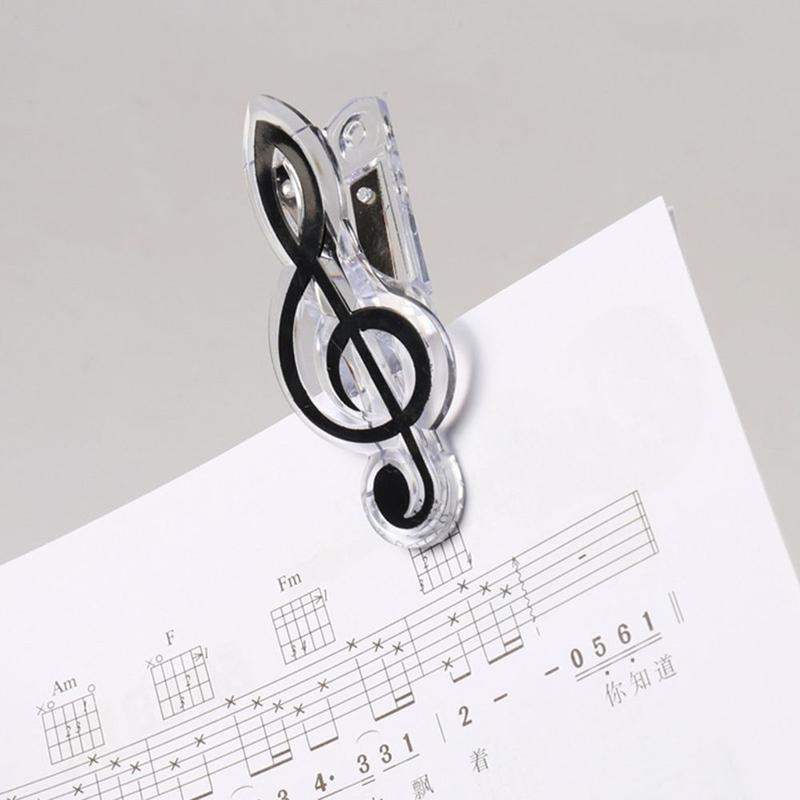 Product Introduction of Page Clip Clip Music Score Clip Sheet Clip Funny Musical Note Clip Colorful Mini Decorative Paper 15