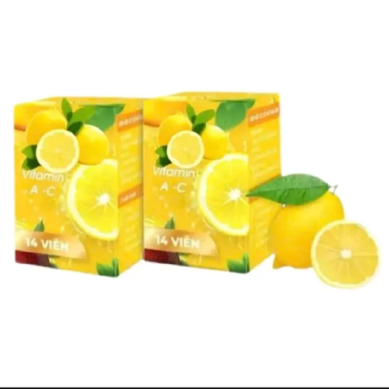( chính hãng) 8 hộp vit  A C cam  14 viên- giá sỉ lẻ tốt 2
