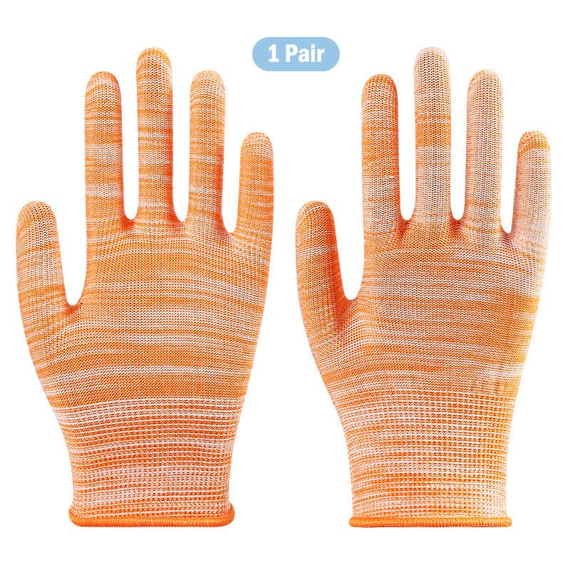 Product Introduction of 1Pair Stripe Nylon Gardening Gloves Color Non-Slip Working Gloves Housekeeping Gloves For Yard Cleaning Planting Working 24