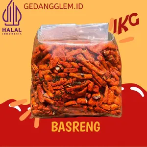 BASRENG PEDAS DAUN JERUK 1KG SAJODO SNACK RAJA NGEMIL Food