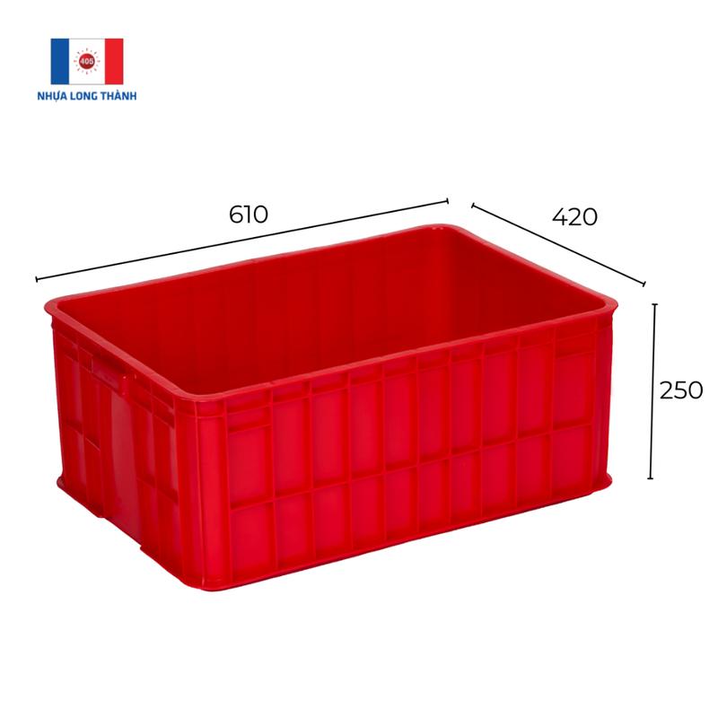 Sóng bít Nhựa Long Thành HS017-SB L610 x W420 x H250 ± 10mm