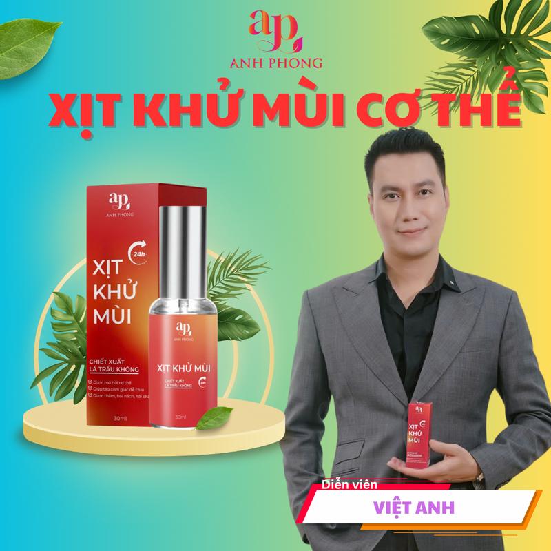 XỊT KHỬ MÙI CƠ THỂ - NHÀ ANH PHONG. Tạo cảm giác dễ chịu, giảm mồ hôi, không gấy ố vàng áo 2