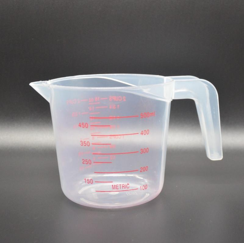 Product Introduction of Plastic Transparent Graduated Measures Cup Household Kitchen Baking Measuring Tool Set Handle Design Cups 8