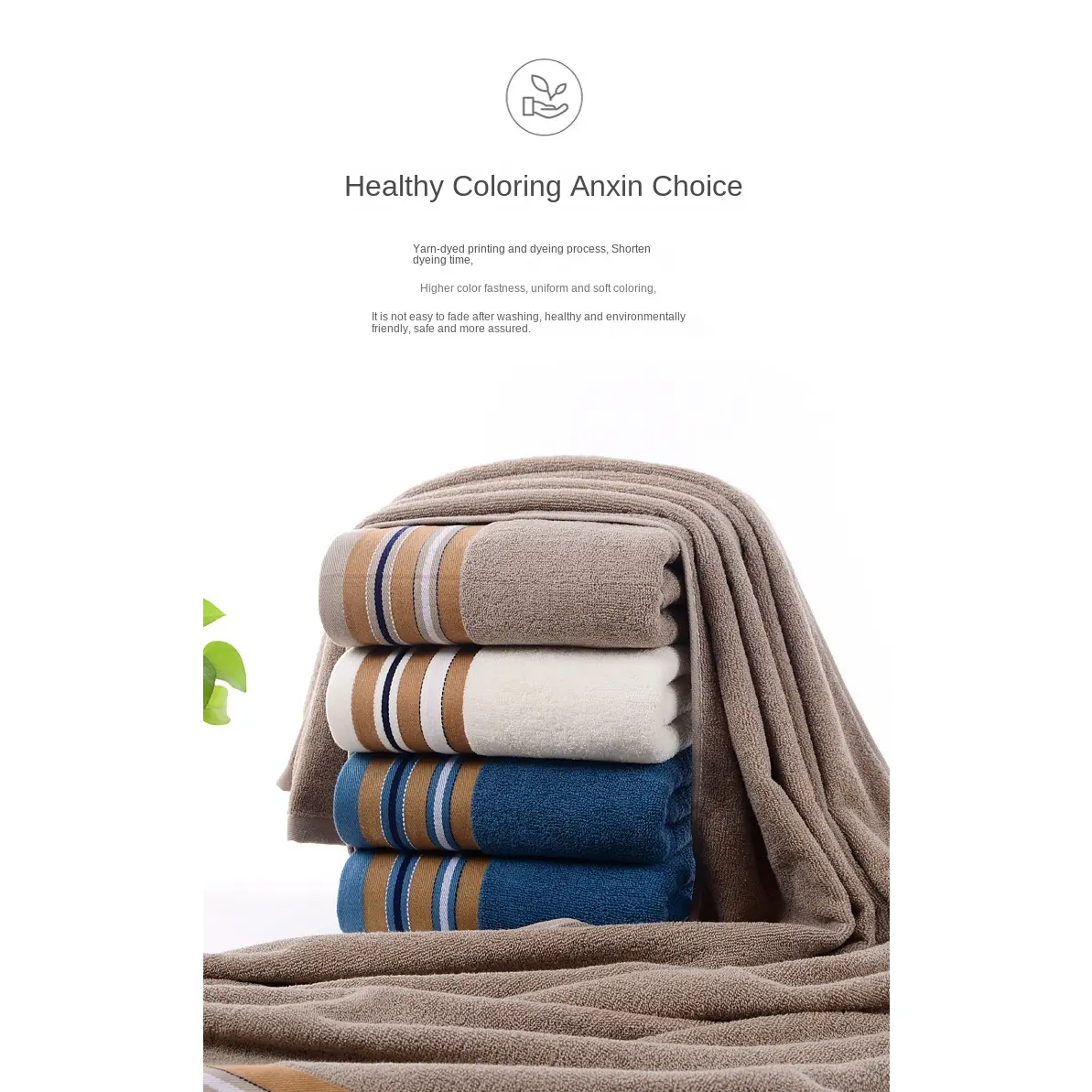 Pure Cotton Bath Towel, Full Cotton Extra Soft Adult Home Bath Absorbent Towel, Hotel Beauty Salon Custom Bath Towel
