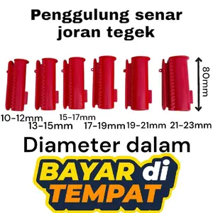 Tutup Karet Silikon Penggulung Senar Joran Tegek Murah Diameter 10-23mm Tersedia Ukuran 2,7 3,6 4,5 5,4 6,3 Tergantung Diameter Joran  Outdoor