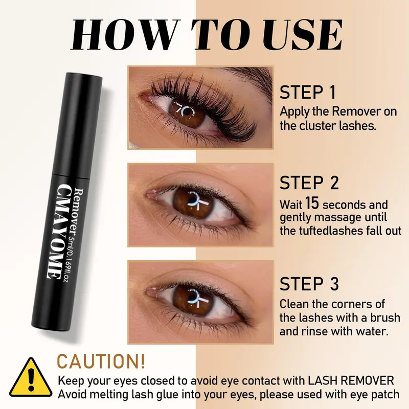 Natural Look Eyelash Extensions Kit, 464pcs Mixed Length Individual False Eyelashes with Tools, Professional Eye Makeup Accessories for Women & Girls 7