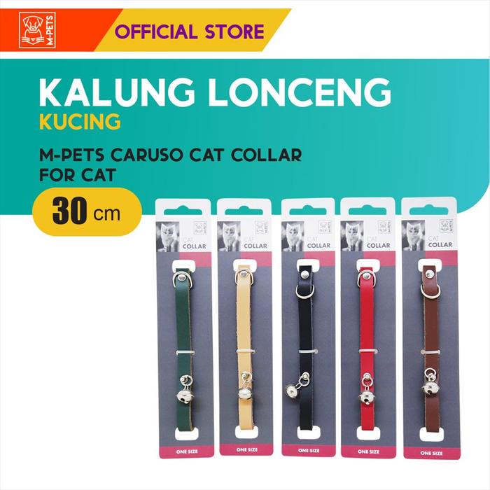 Gambar M-Pets Caruso Cat Collar Size 30 cm / Kalung Kucing Lonceng dari M-Pets Volk Pets Indonesia Kota Tangerang Tokopedia