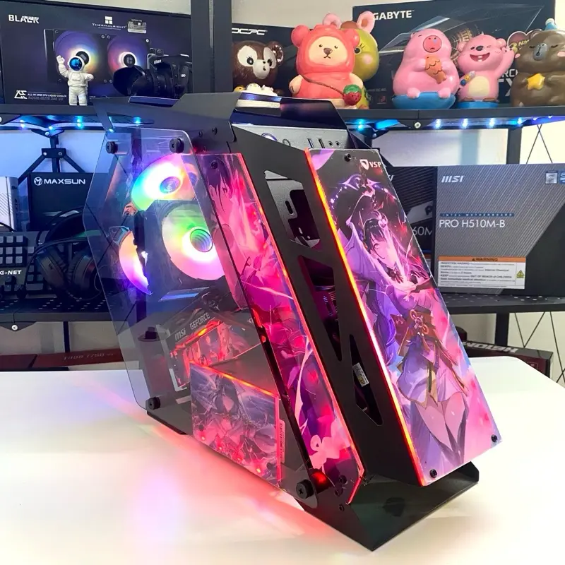 Máy tính chơi game vỏ robot led rgb core i5