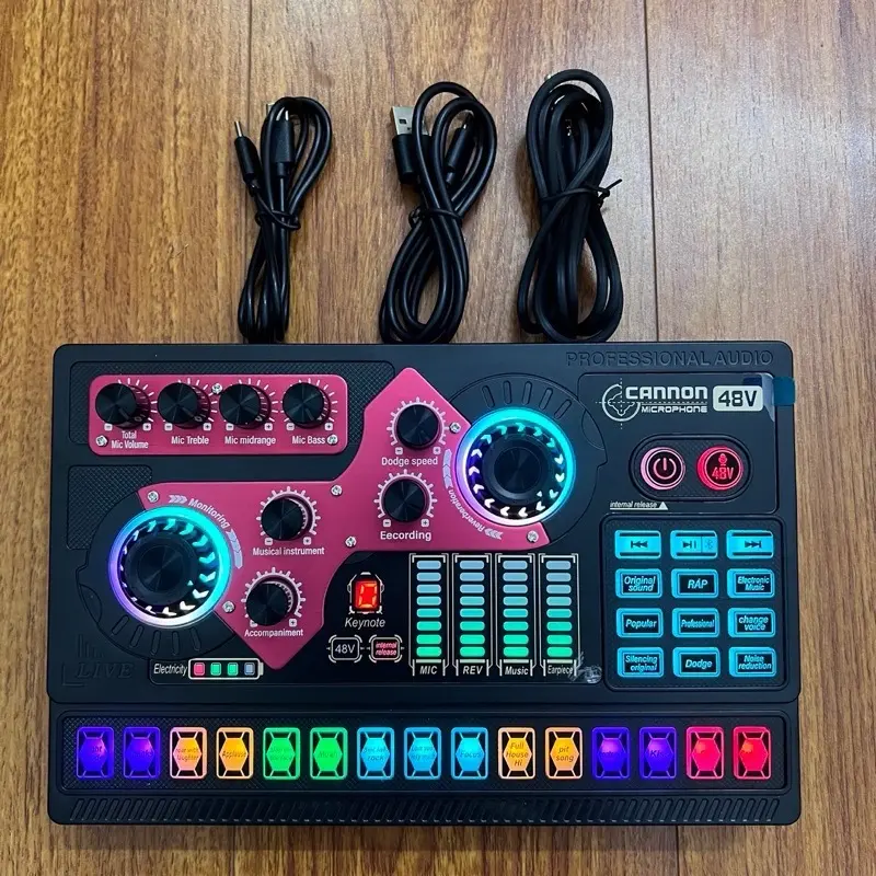 Chọn Bộ Mic Hát Thu Âm Livestream , Hát Karaoke online , Hát giao lưu bạn bè Sound Card X5 Có Sẵn Nguồn 48V Kèm Mic ISK AT350 Đầy Đủ Dây kết nối , tai nghe nhét , bảo hành 1 năm 3