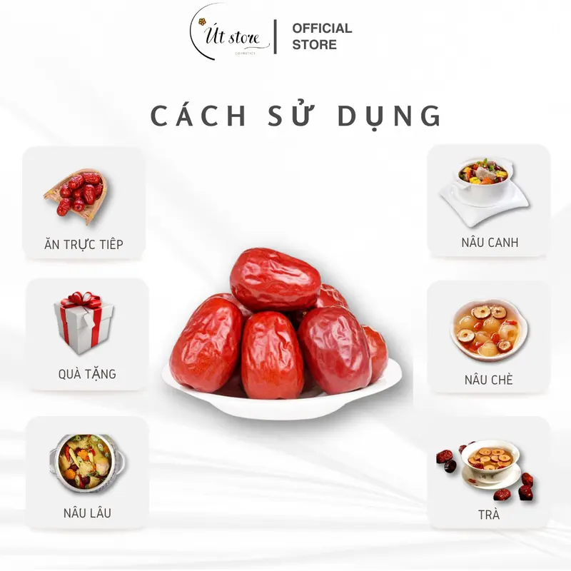 TÁO KHÔ (1kg) - KẸO TÁO Lạc Đà (300Gr) - KẸO TÁO HOA HỒNG (300gr) - TÁO MÚI SẤY GIÒN (500gr) 7