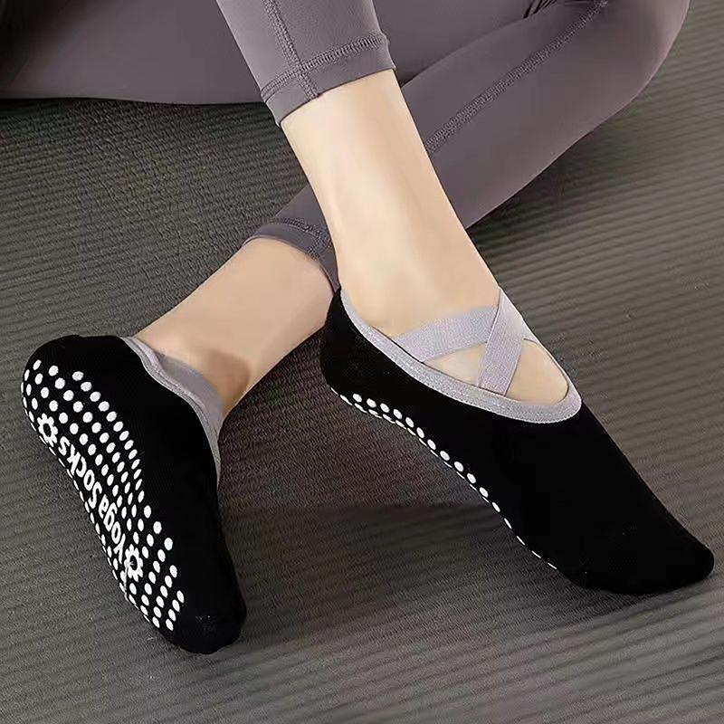 Product Introduction of Yoga Socks Professional Anti Slip Socks Woman Sport Sweat-absorbent Breathable Pilates Socks Ladies Ballet Dance 24