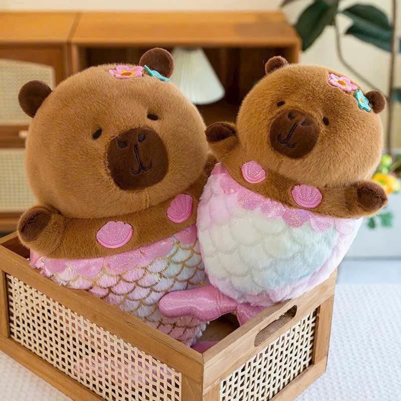 Gấu bông Capybara Tiên Cá 69k đồng giá hàng nhập đáng iu