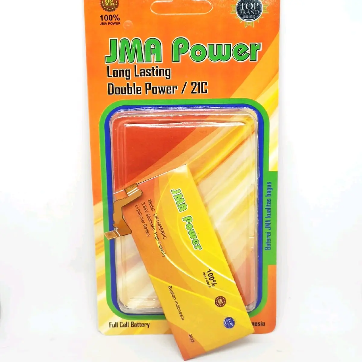 Baterai JMA Power Double Power Original For Sony XZ1 LIP1645ERPC battery 6000 mAh Bonus Handsfree dan Lem Perekat Baterai