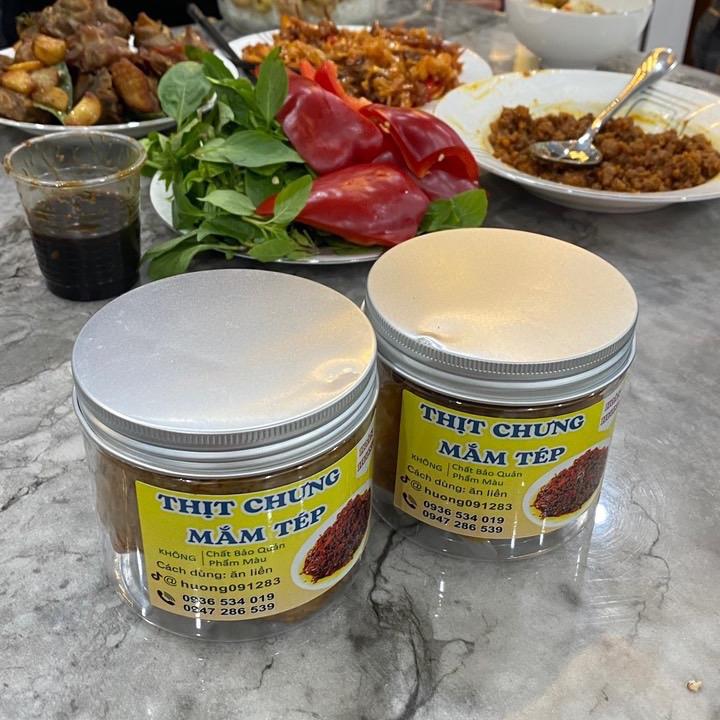 Mắm tép chưng thịt ( CÓ TÔM ) 300gram / 1 lọ