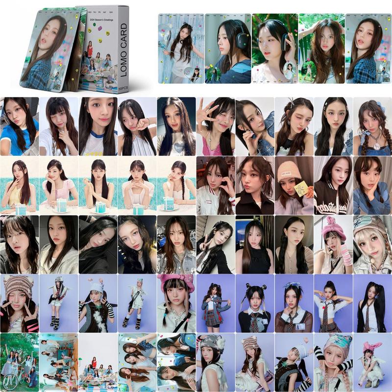 Product Introduction of YANEN 55Pcs/Box NewJeans 2024 SEASON'S Album Photocard Lomo Card DIY Kpop Idol (Ready Stock) 12