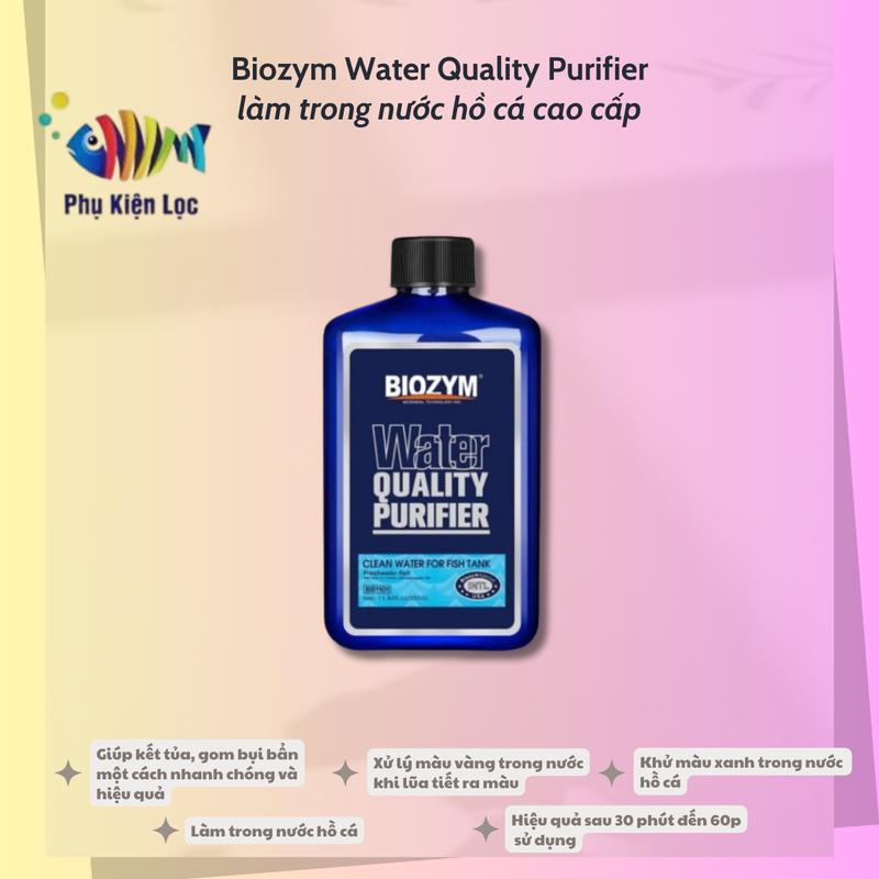 Biozym Water Quality Purifier làm trong nước hồ cá cao cấp