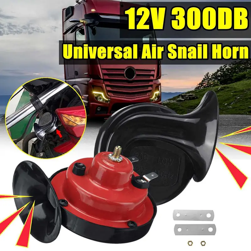 1PC 300DB Super Loud Train Horn For 12V/24V Power Supplies Car-boat Motorcycles Automotive Loudspeaker Car Speaker Sound Signal