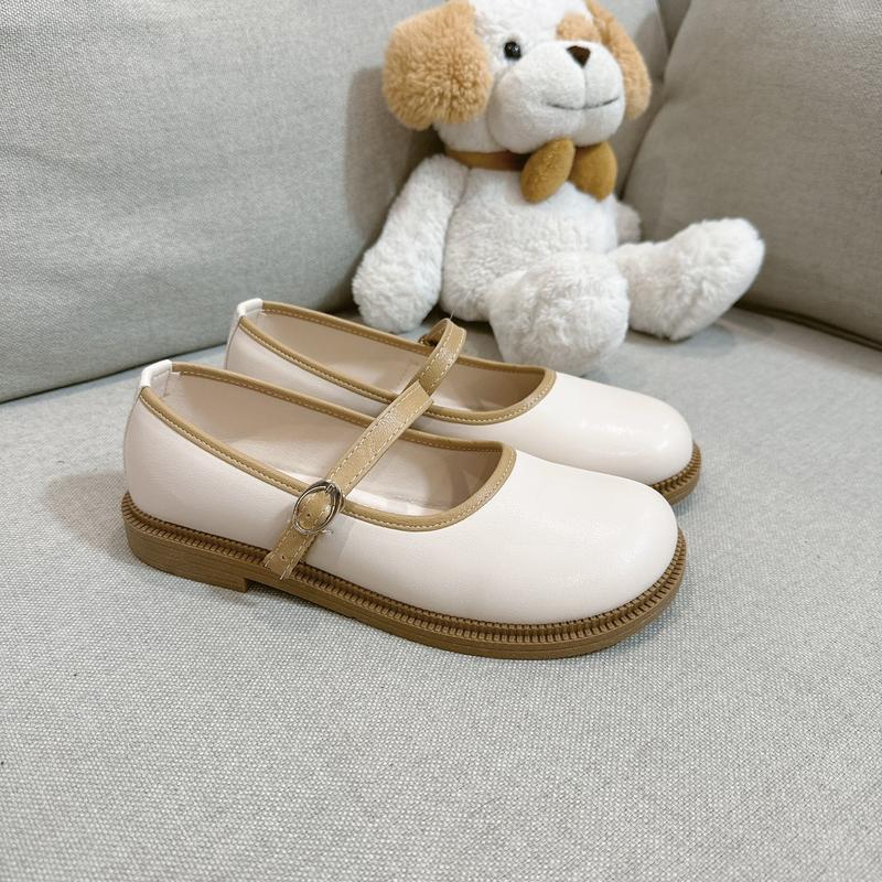 Giày búp bê viền nổi quai cài (form to, chốt lùi size)