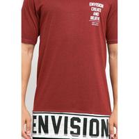 Gambar X8 Ahmed T-Shirt Lengan Pendek - MAROON, S dari XEIGHT Kota Administrasi Jakarta Barat 4 Tokopedia
