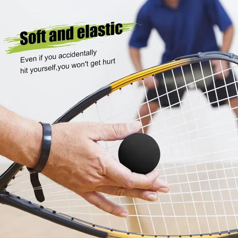 Product Introduction of Entertainment Red Blue Dots Squash Balls Yellow Point Fast Speed Squash Racquet Balls 39mm Single Dot Squash Ball Competition 9