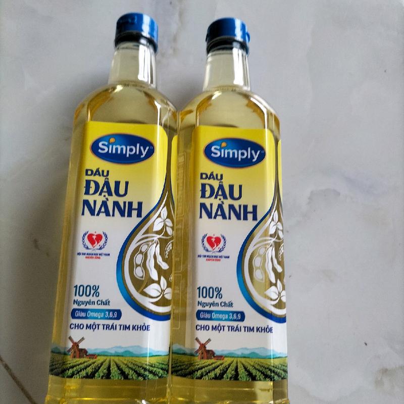 COMBO 2 CHAI DẦU ĐẬU LÀNH SIMPLY Dầu Ăn dầu  ăn dầu  ăn dầu  ăn dầu  madu dầu  ớt