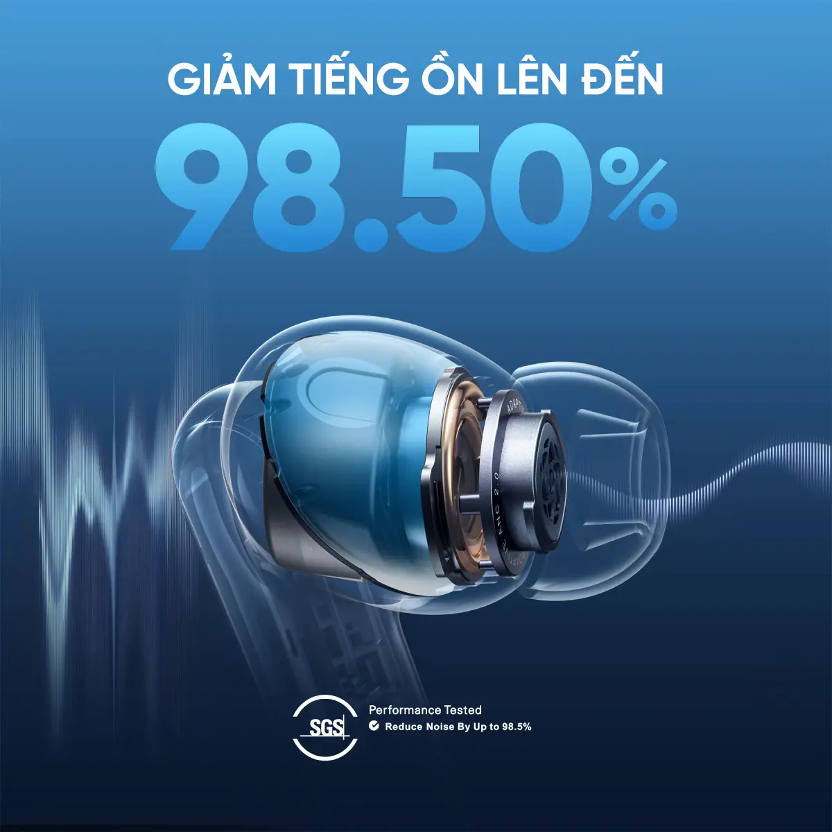 Tai nghe bluetooth chống ồn Soundcore Liberty 4NC | Chống ồn ANC 50 giờ phát nhạc | Dịch thuật AI trên App| Sạc nhanh- Tai nghe không dây- Tai nghe bluetooth pin trâu-Bảo hành 18 tháng- Hàng chính hãng | BigBuy360 - bigbuy360.vn