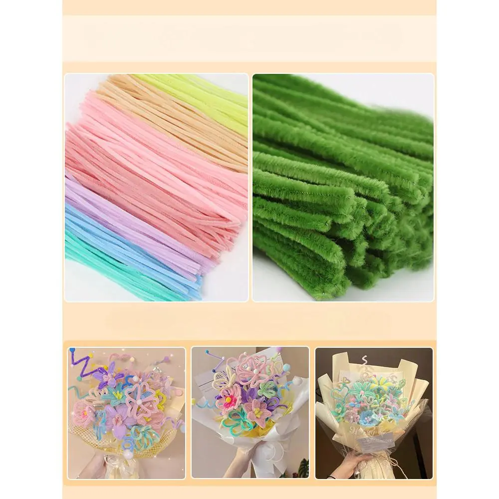 Duffy Toys 100 Pcs Pipe Cleaner Kawat Bulu 30cm / Bahan Kraf DIY Manua / Anak & Dewasa /Bendung Mudah Duffy Toys 100 Pcs Pipe Cleaner Kawat Bulu 30cm / Bahan Kraf DIY Manua / Anak & Dewasa /Bendung Mudah