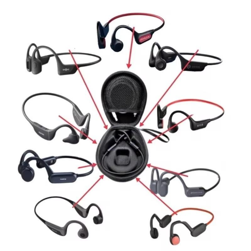 Product Introduction of T140inbookin Universal Hard EVA Headset Storage Bag Cover Portable Carrying Case Headphone Dustproof Bluetooth Headphone Bag 18