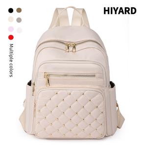 กระเป๋าเป้มินิ ดีไซน์น่ารัก HIYARD เย็บปะติดปะต่อกัน เหมาะสำหรับโรงเรียน วิทยาลัย สำนักงาน และการเดินทาง กระยาง  ลายเสือ