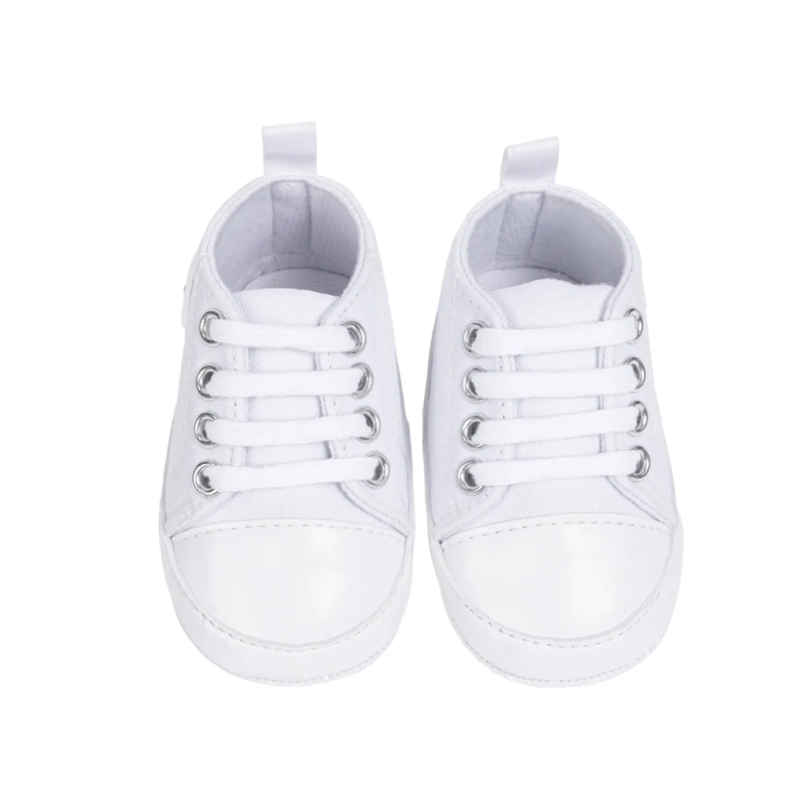 Baby Boys Girls Crib Shoes Fashion Infant Canvas Sneakers Non-Slip Sole Toddler First Walkers