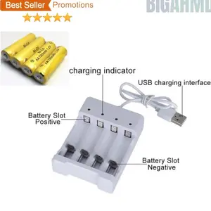 Baterai Cas + Charger Destop Baterai A3 Dan A2 Warna Putih Usb