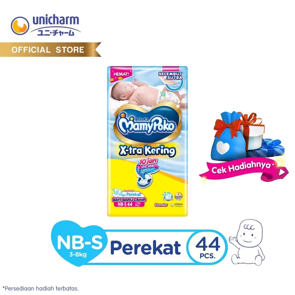 Mamypoko Xtra Kering NBS 44 Perekat