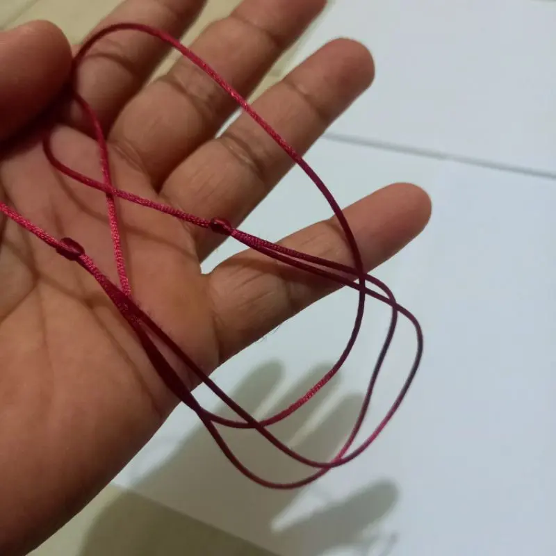 KALUNG TALI KOREA IMPORT||KALUNG HITAM POLOS KUAT TAHAN AIR AWET 6