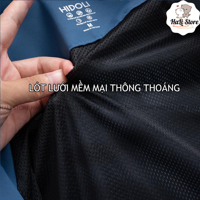 Áo khoác gió chống nước 2 lớp 2023, áo khoác gió đôi nam nữ Menswear Baggy áogió nam 2