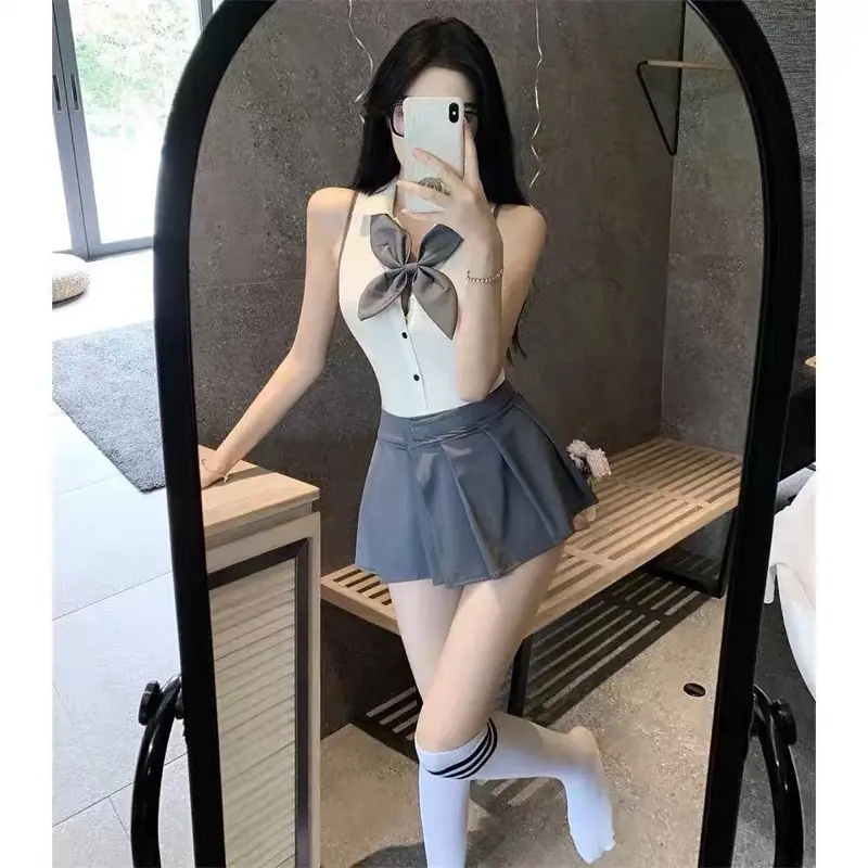 [ READY STOCK ] SIAP COD - One Set Cosplay Student Baju Sexy Cosplay Wanita / Costume Student / Kostum Murid Wanita 284