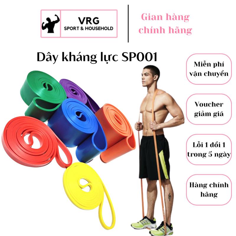 Dây kháng lực Powerband hỗ trợ tập kháng lực Dụng Cụ Tập Luyện Thể Thao Tập Gym Tập Thể Dục tại nhà Cao su Nam Tập Chân