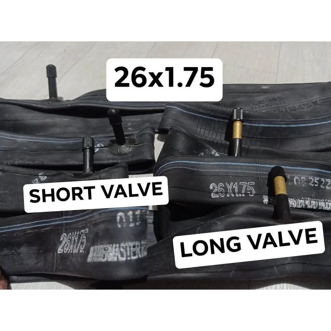 26x1.75 bike intertior short valve and long valve from leo tire 26er tube good quality cheapest price  fast shipping
