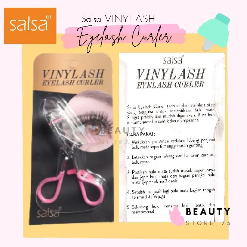SALSA Vinylash Eyelash Curler Penjepit Bulu Mata Pelentik Eyelash 3