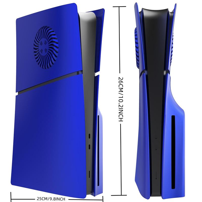Product Introduction of Cover Plate for PS5 Slim Disc Edition, Cooling Vents ABS Anti-scratch Dustproof Protective Replacement Case for Playstation 5 Slim Accessories, Game Console, Durability 3