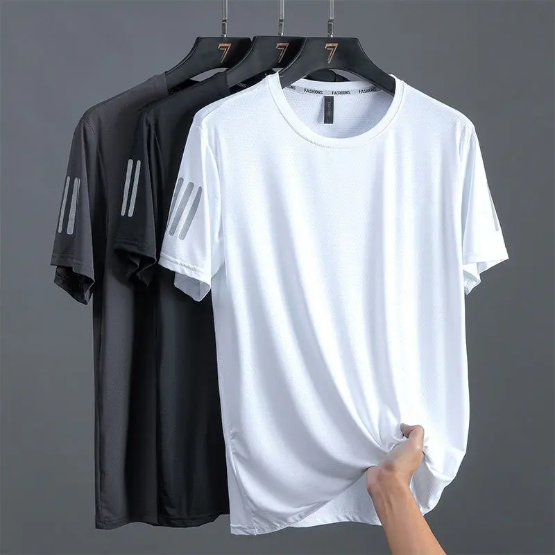 Men's Short Sleeve Round Neck T-Shirt Thin Breathable T-shirt  T320