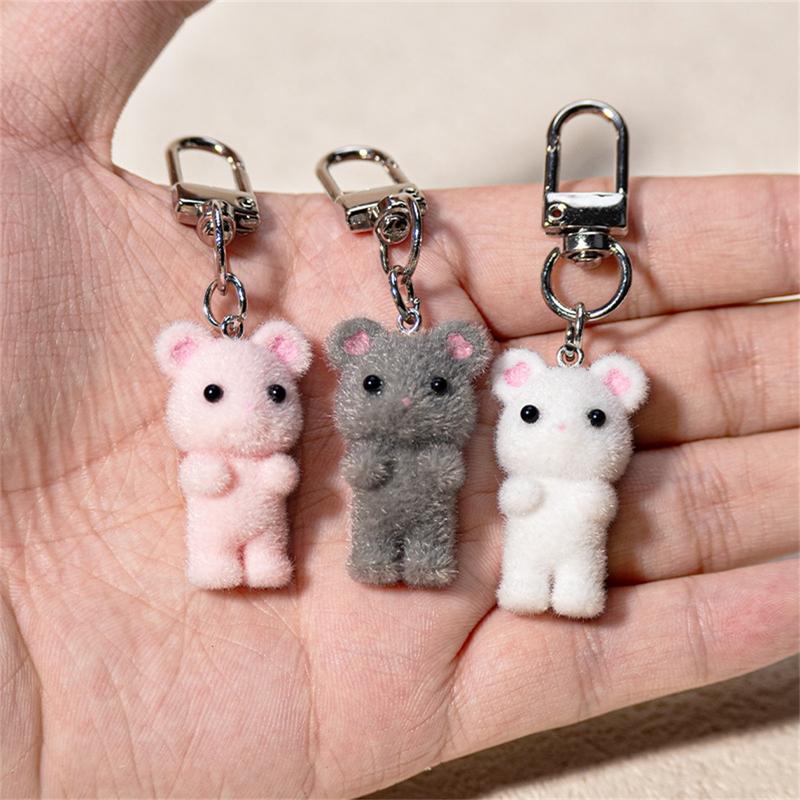 Product Introduction of Mini Plush Mouse Keychain Desk Decoration for Young Girl Cute Cartoon Backpack Satchel Hanging Keychain 21