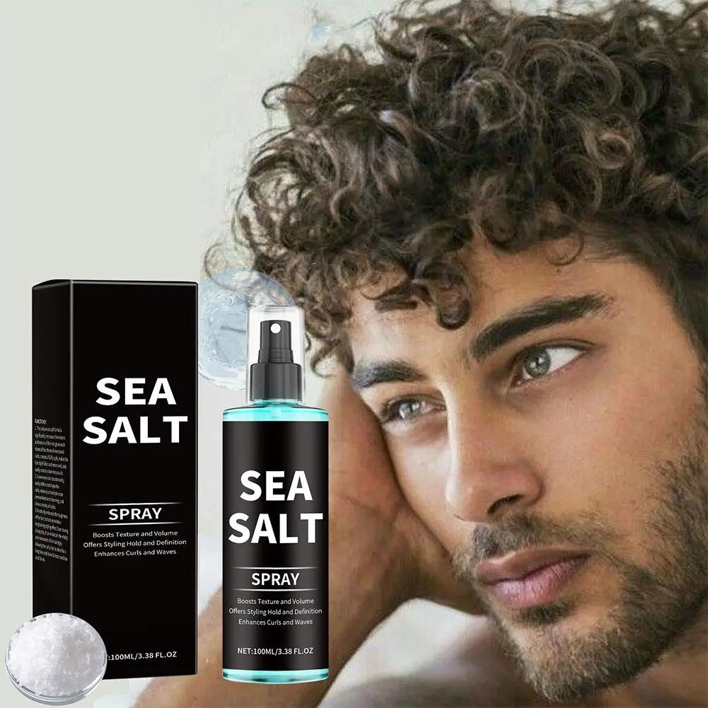 Sea Salt Curly Hair Spray Styling Elastic Refreshing 100ml Hairspray Styling Hair Acebnmy