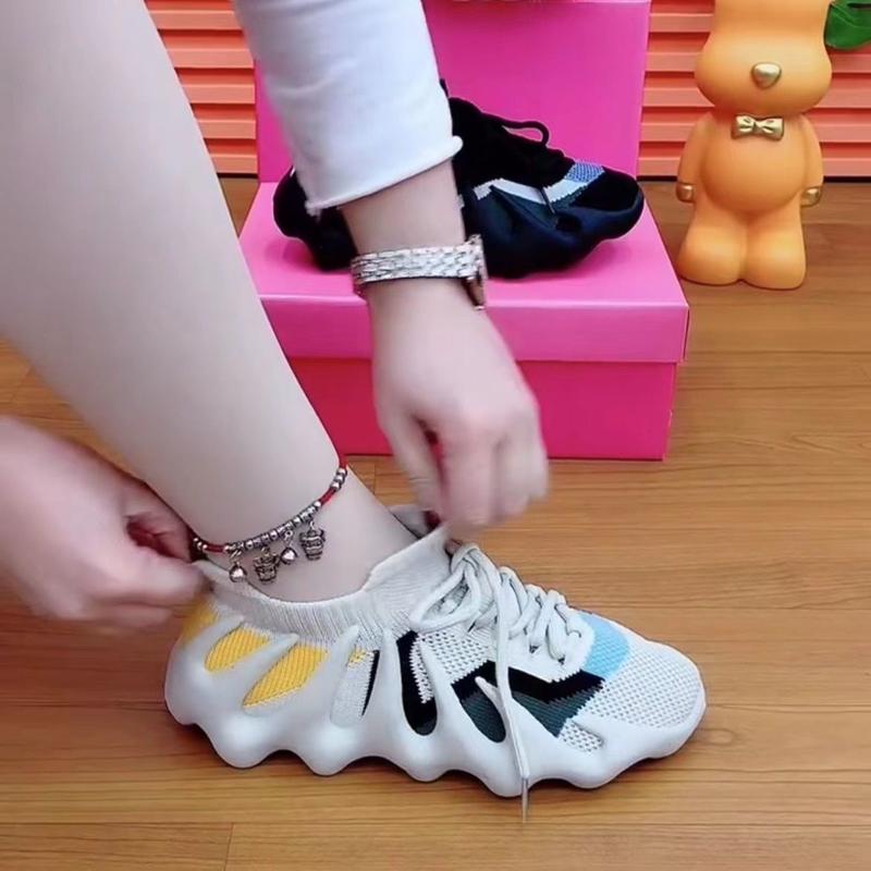 Giày Lười Nữ, Thiết Kế Bạch Tuộc, Dễ Phối Đồ Thích Hợp Cho Mùa Xuân Và Mùa Thu, Đế Mềm Thoải Mái, Lưới Dệt Kim, Giày Thể Thao Thường Ngày Giày Chạy Bộ, Dành Cho Nữ 2