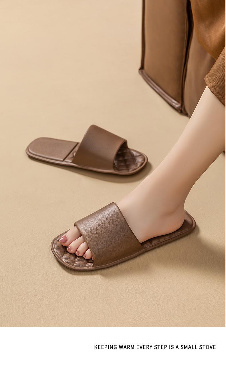 Product Introduction of New Folding Slippers Women's Indoor Slippers Home Non-Slip Eva Portable Travel Slippers 19