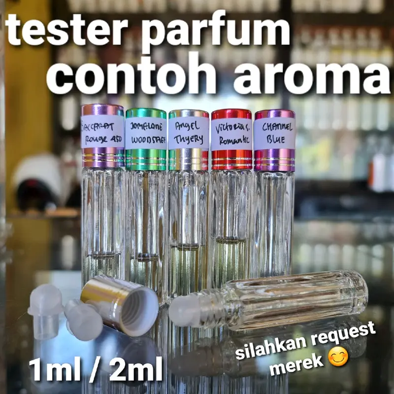 Tester Parfum Roll On Contoh Aroma 1ml - Pilihan Merek Parfum Terbaik - Pria, Perfume silahkan request merk 0