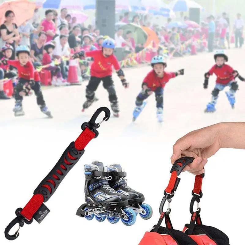 Skating Portable Nylon Roller Handle Buckle Hook for Skating Shoes Skating Shoes Skates Hook