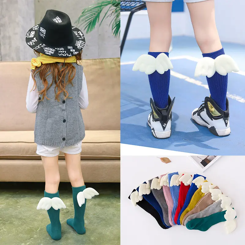 Tất Ống Cho Trẻ Em, Thiết Kế Sáng Tạo, Thích Hợp Cho Bé Gái, Trẻ Em Từ 5-7-9 Tuổi, Mùa Xuân, Mùa Hè, Mùa Thu Và Mùa Đông, 1 Cho Bé Trai Và Bé Gái, Tất Bó váy  baby tee vaybe