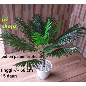Terlaris Palem 50 cm & 68 cm Pohon Palem Artificial / Palem hias