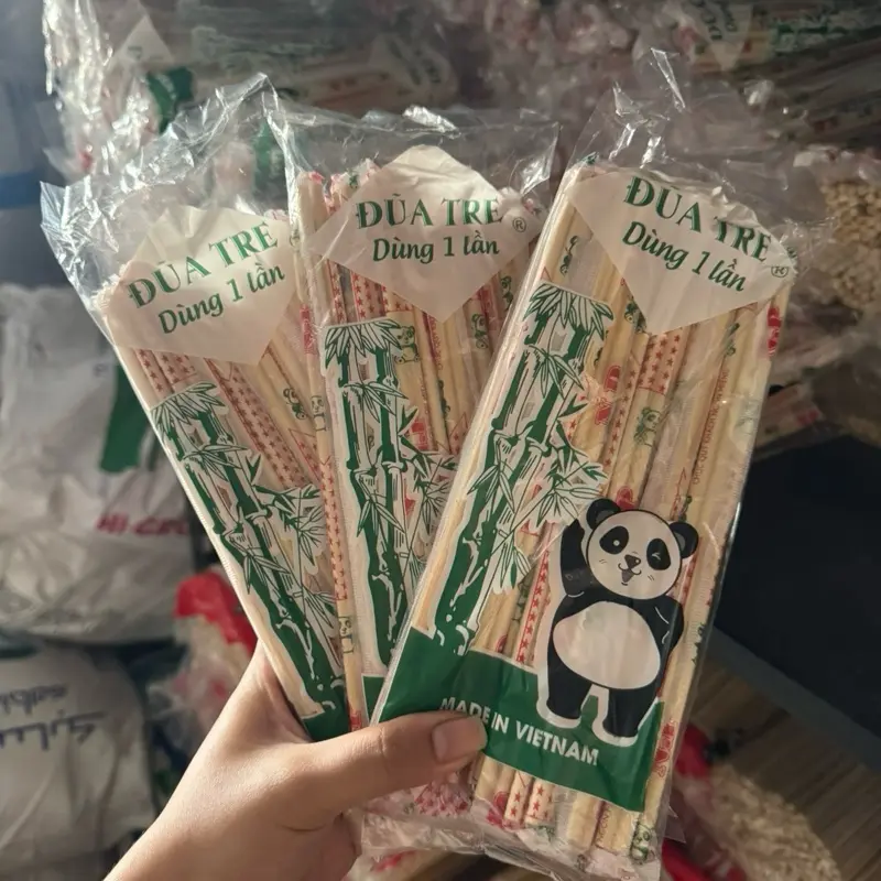 ￼Đũa Tre Dùng 1 Lần, Đũa Gấu, Đũa dùng mang đi. Đũa dùng quán ăn vặt giá rẻ 1